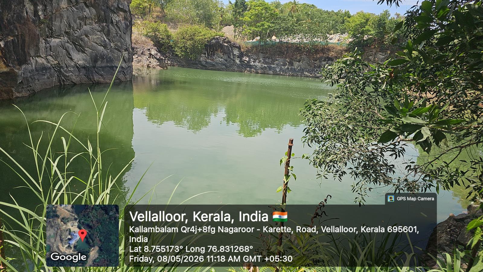 Water-filled Quarry Pit Reservoir